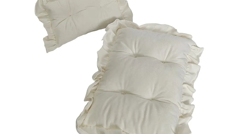 Newborn Photography Prop Velvet Posing Bed Mattress Pillow