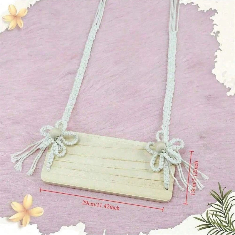 Handmade Wooden Hammock Swing Prop