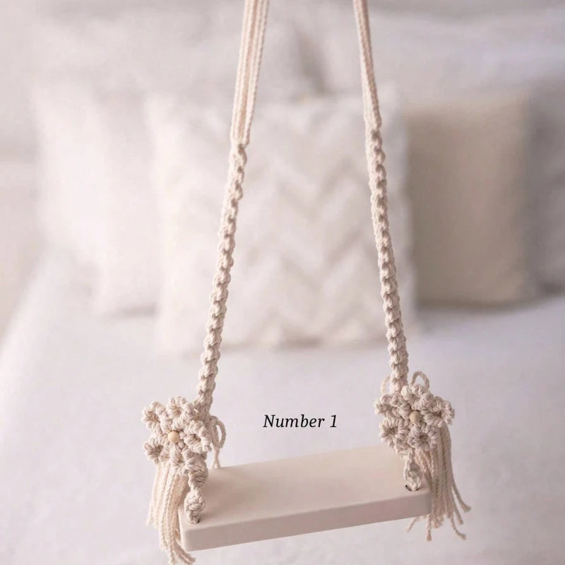 Handmade Wooden Hammock Swing Prop