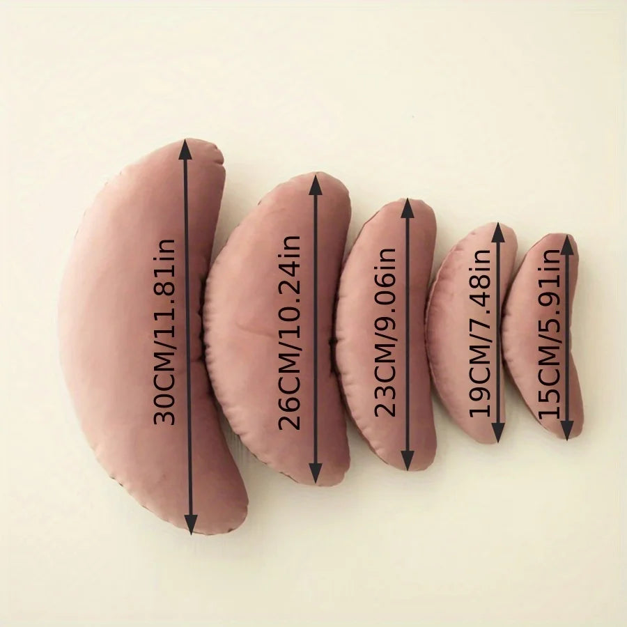 5pcs Newborn Photography Crescent Pillows