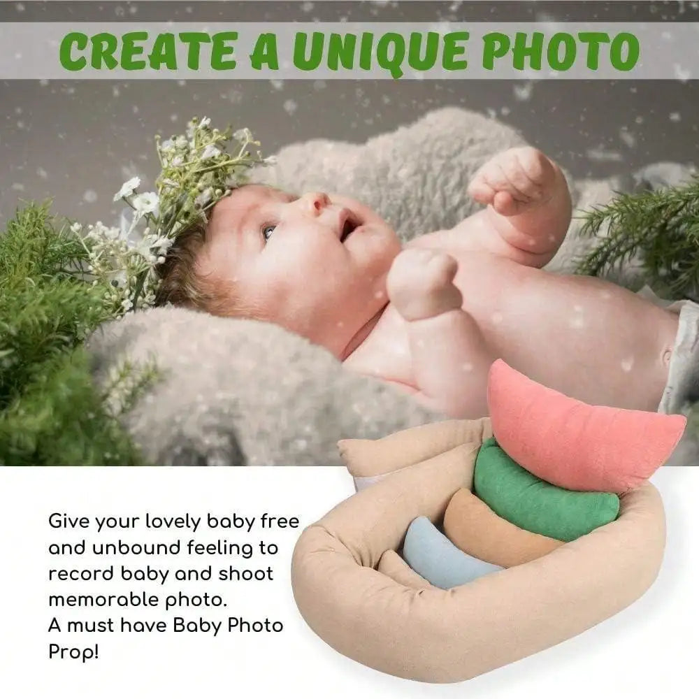 Newborn Photography Props Ultra-Soft Baby Donut Posing Pillows For 0-6 Months Baby