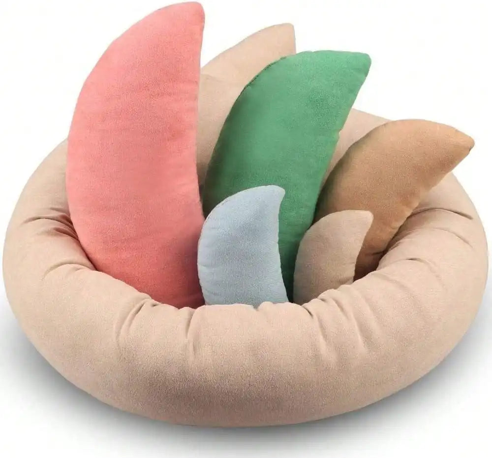 Newborn Photography Props Ultra-Soft Baby Donut Posing Pillows For 0-6 Months Baby