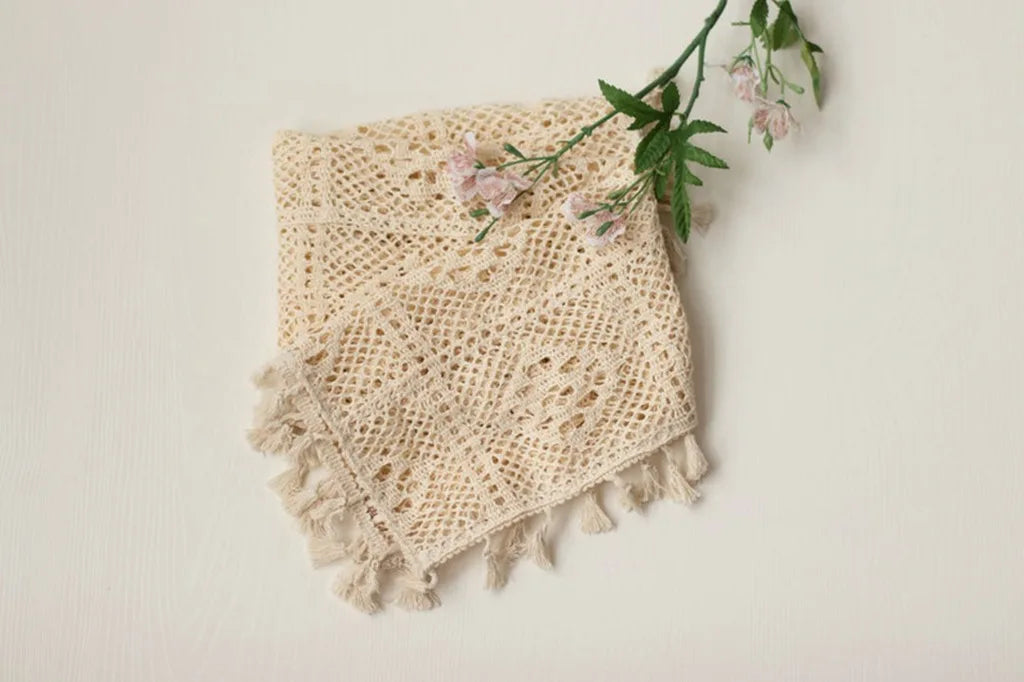 Bohemian Style Backdrop Blanket Tassel Blanket