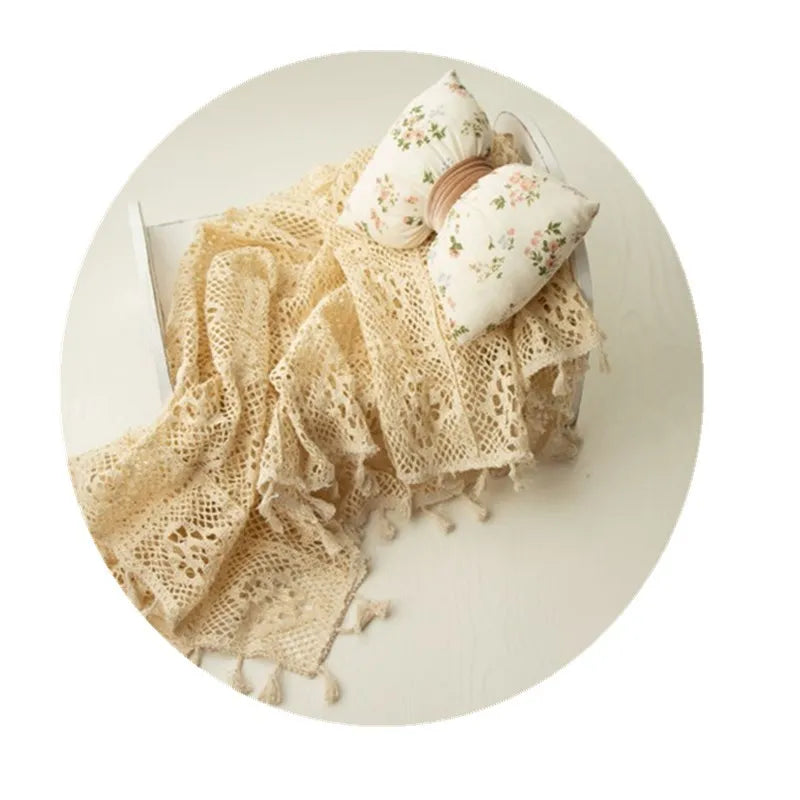 Bohemian Style Backdrop Blanket Tassel Blanket