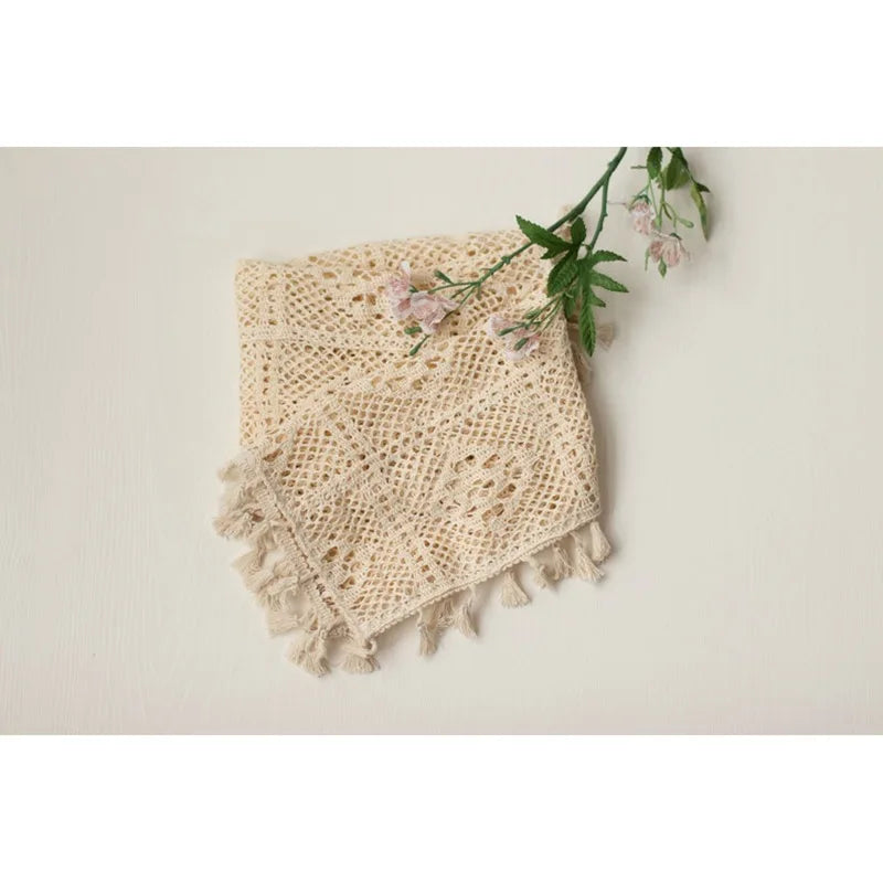 Bohemian Style Backdrop Blanket Tassel Blanket