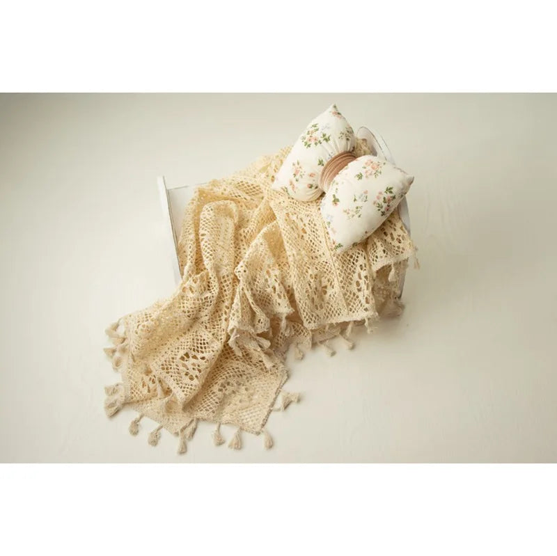 Bohemian Style Backdrop Blanket Tassel Blanket